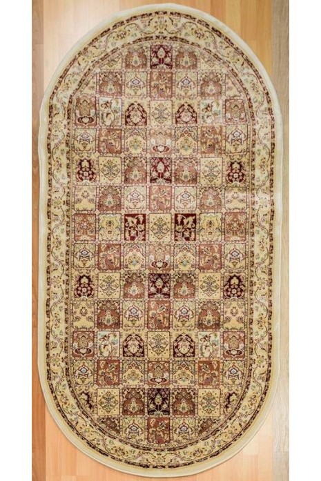 Килим Iranian Star 8564 cream овал